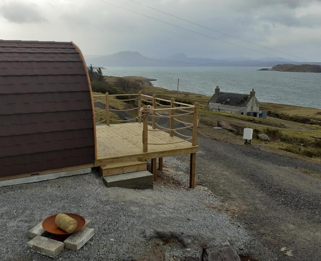 The Sleepy Crofter Glamping - Achiltibuie Hotell Exteriör bild
